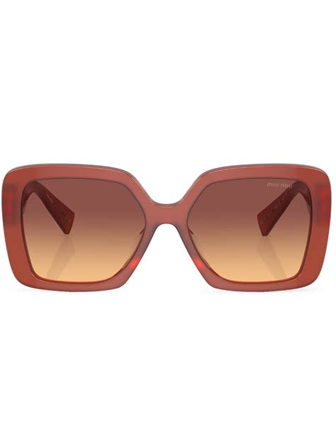 miu miu sonnenbrille rot|Miu Miu Sonnenbrillen .